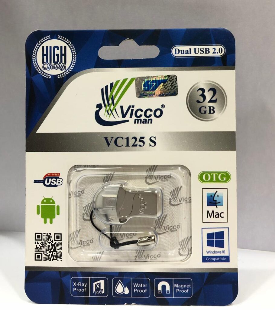 فلش مموری ویکومن مدل VC125 S USB 2.0 OTG ظرفیت ۳۲ گیگابایت