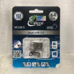 فلش مموری ویکومن مدل VC130 S Dual USB3.0 OTG ظرفیت 64 گیگابایت