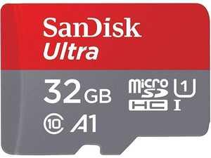 کارت حافظه sandisk مدل sandisk ultra microsDH UHS-l کلاس ۱۰ سرعت ۱۲۰MB/Sظرفیت ۳۲گیکابایت