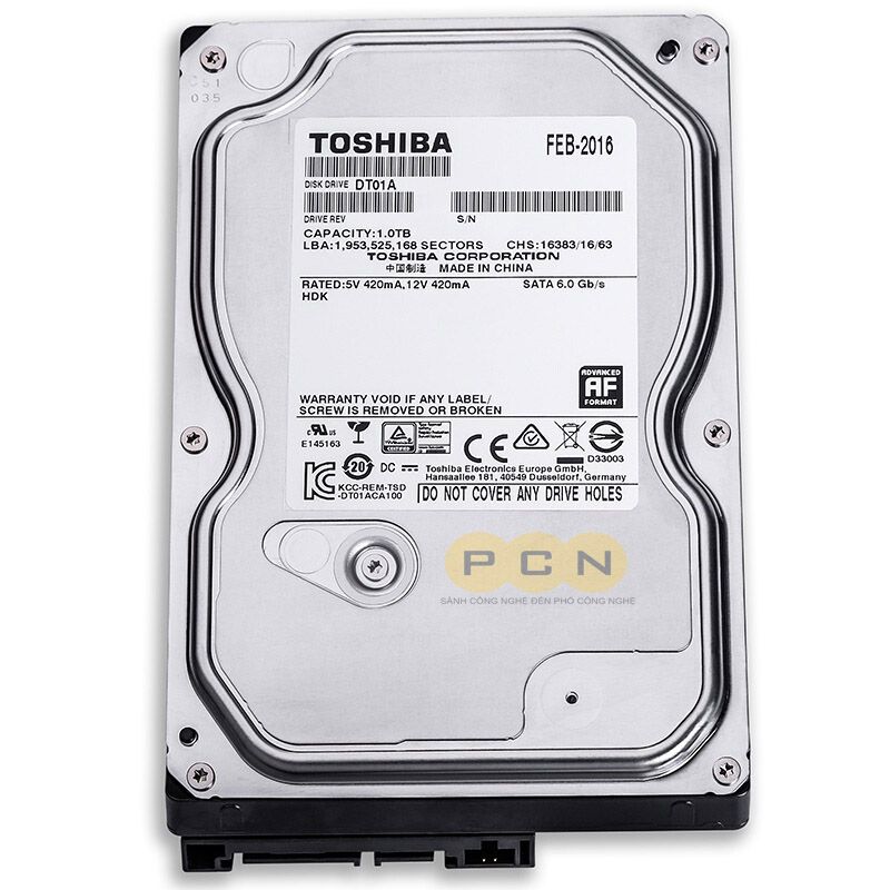 هارد دیسک اینترنال توشیبا TOSHIBA DT01ABA100V