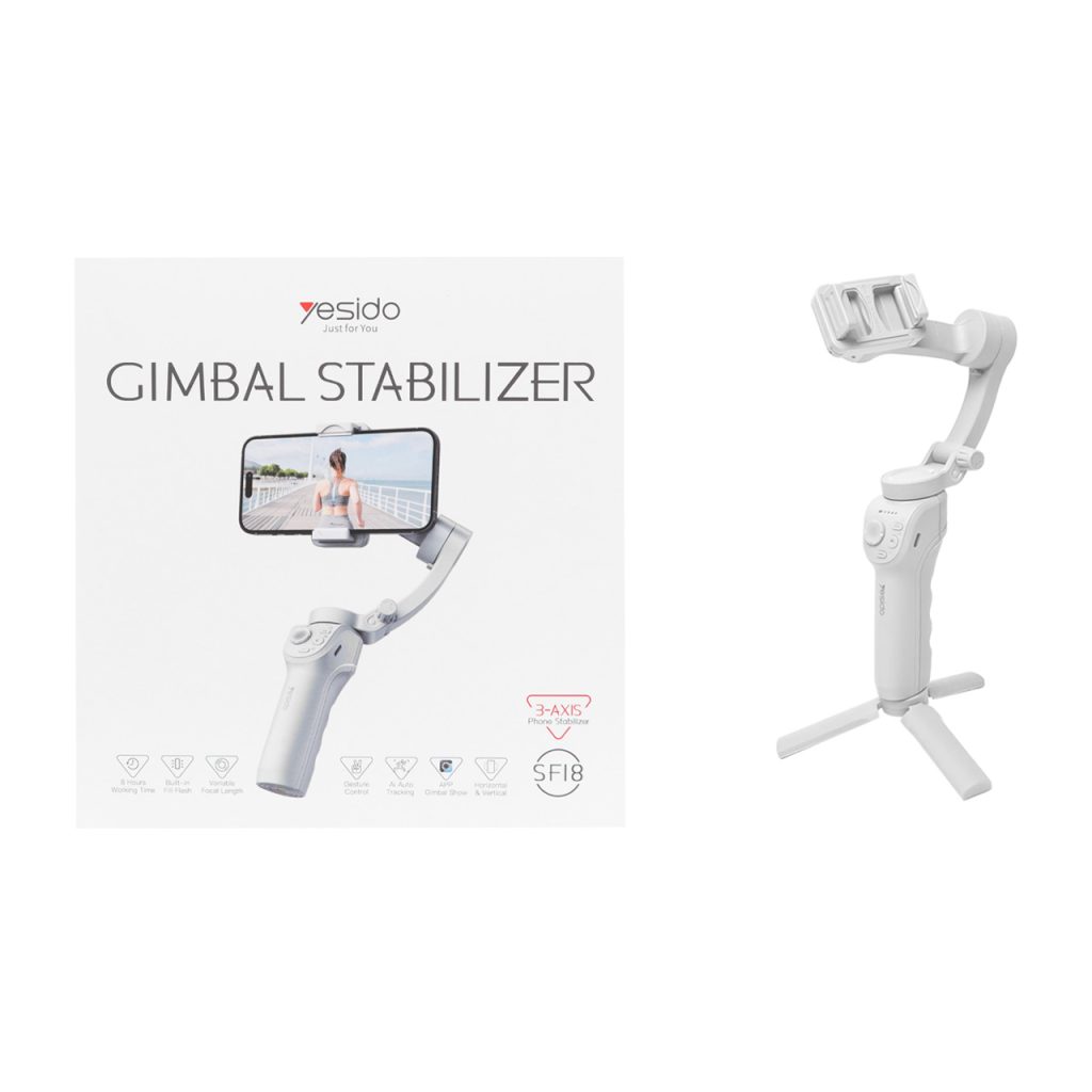 گیمبال هوشمند یسیدو yesido sf18 gaimbal stabilizer