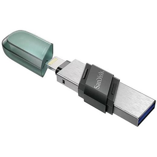 فلش مموری سن دیسک آیفون مدل iXPAND flash drive Flip ظرفیت ۲۵۶ گیگابایت مخصوص آیفون اورجینال