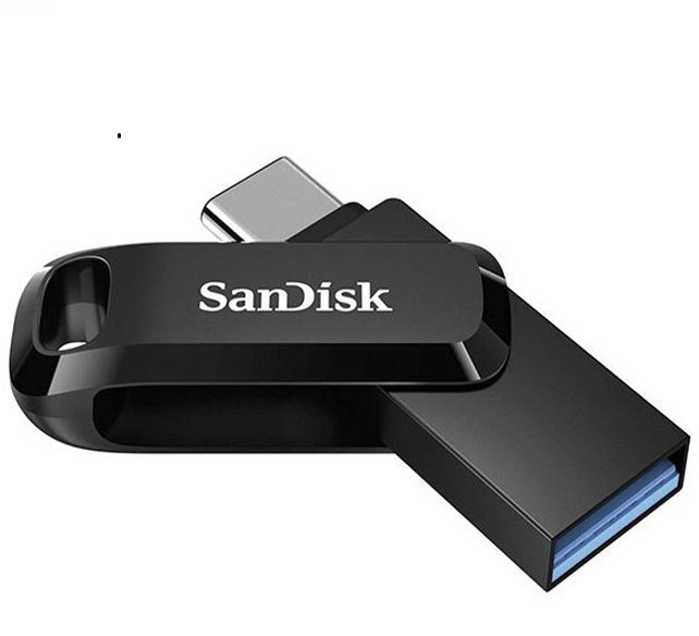 فلش sandisk ultra مدل Dual Drive Go Usb Type-c ظرفیت ۶۴ گیگابایت اورجینال