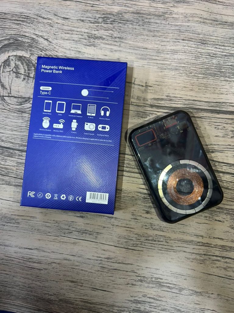 پاور بانک مگنتی مدل Power Bank Magnetic Wireless 10000