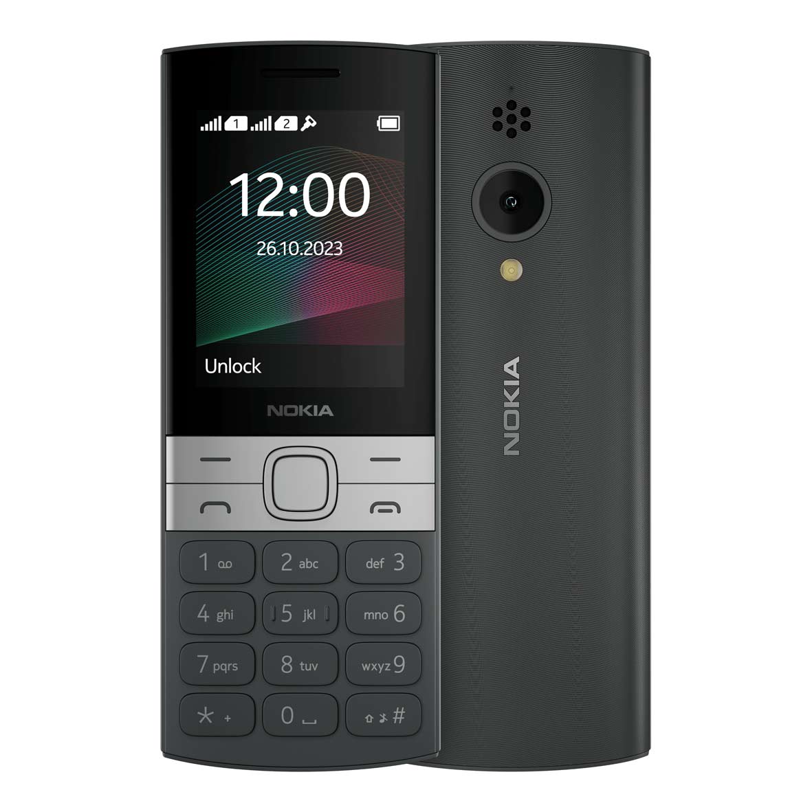 گوشی موبایل Nokia مدل ۲۰۲۳-۱۵۰ دو سیم کارت مشکی