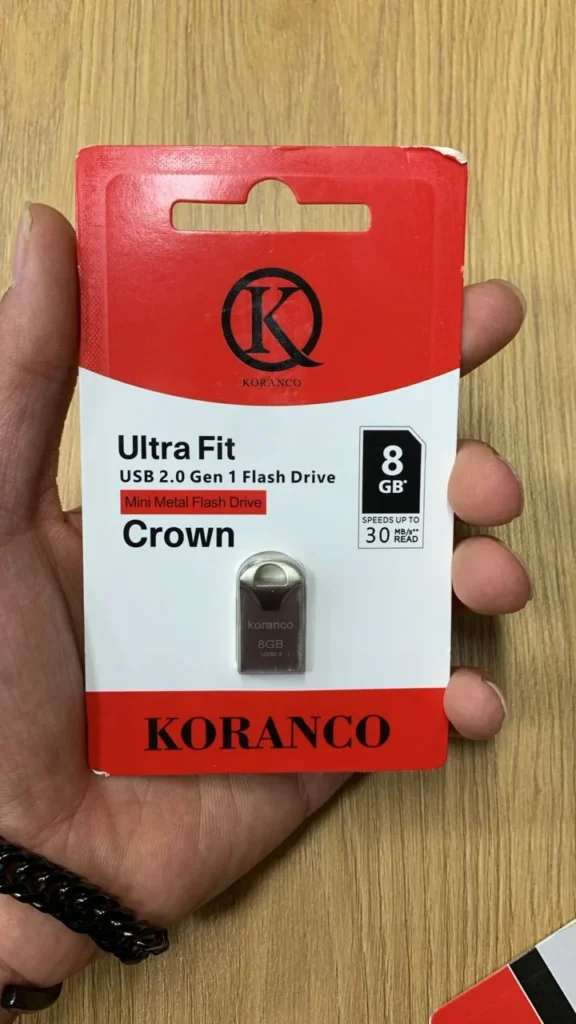 فلش مموری Koranco مدل Crown Ultra Fit 8GB