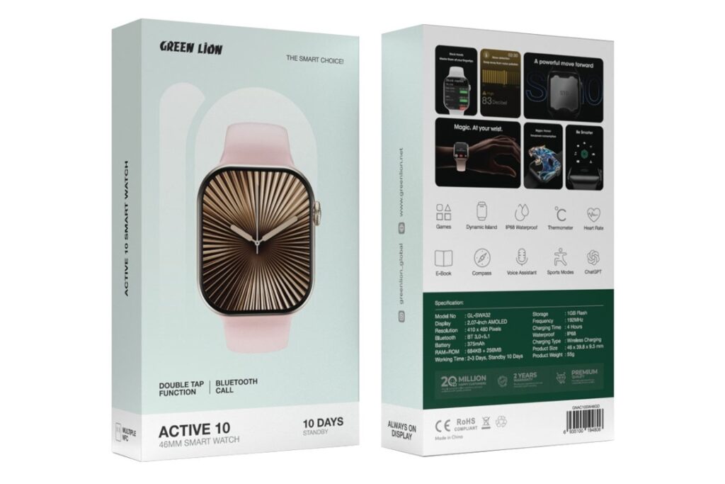 ساعت هوشمند GREEN LION مدل ACTIV 10