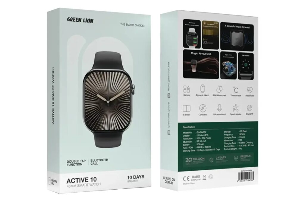 ساعت هوشمند GREEN LION مدل ACTIV 10