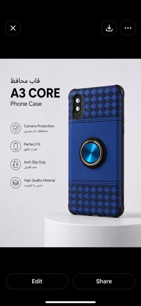 قاب و گارد گوشی سامسونگ مدل A3 CORE