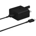آداپتور با کابل سه پین سامسونگ مدل EP-T1510NWEGEU مشکی 15w PD POWER ADAPTER USB-C