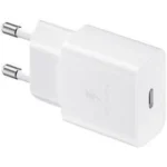 آداپتور دو پین سامسونگ مدل EP-T1510NWEGEU سفید 15w PD POWER ADAPTER USB-C