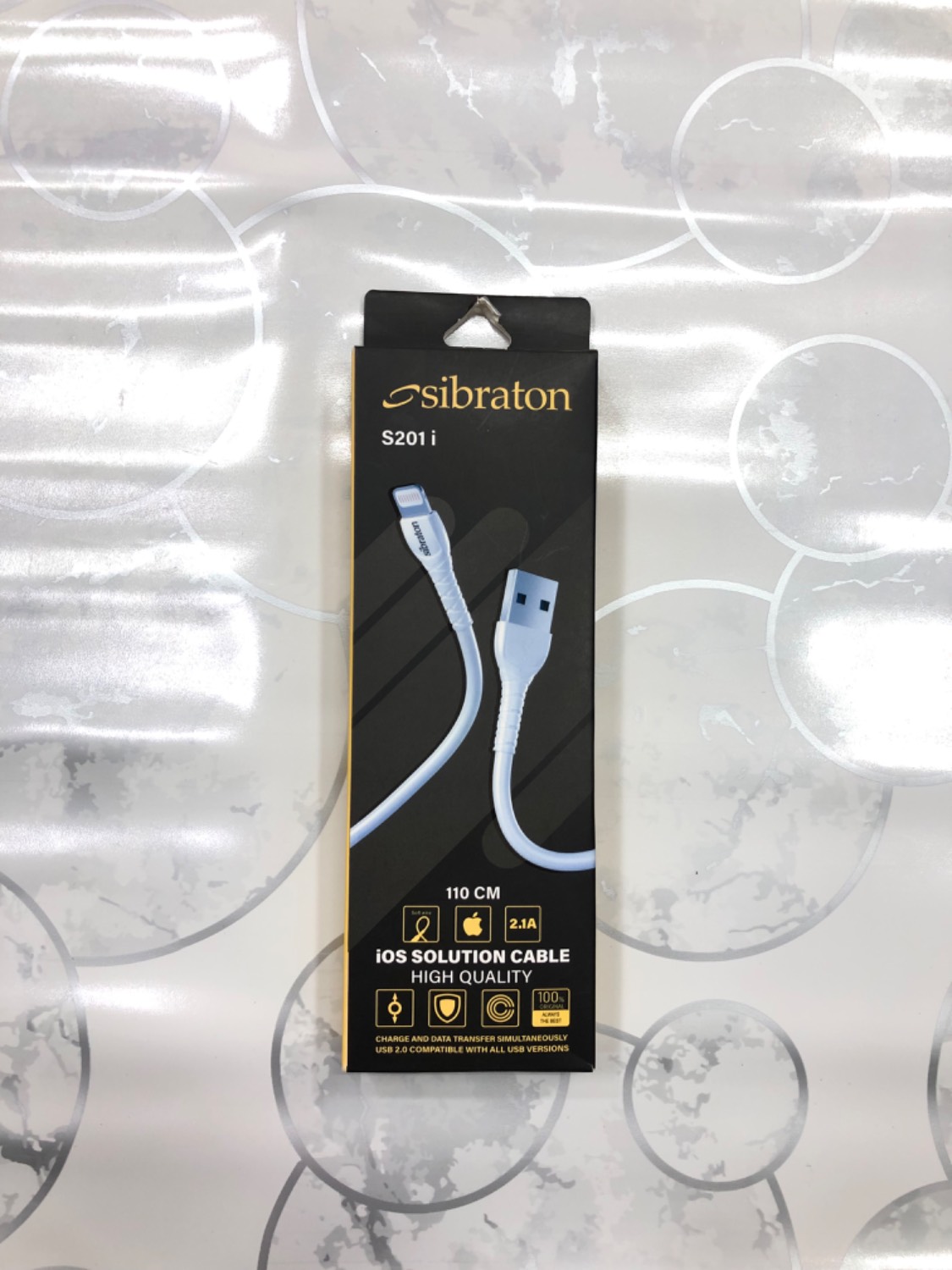 کابل شارژز آیفون مدل  SIBRATON S201i USB LIGHTNING