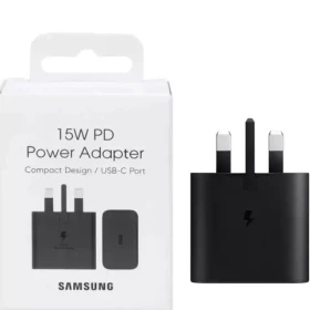 آداپتور سه پین سامسونگ مدل EP-T1510NWEGEU مشکی ۱۵w PD POWER ADAPTER USB-C