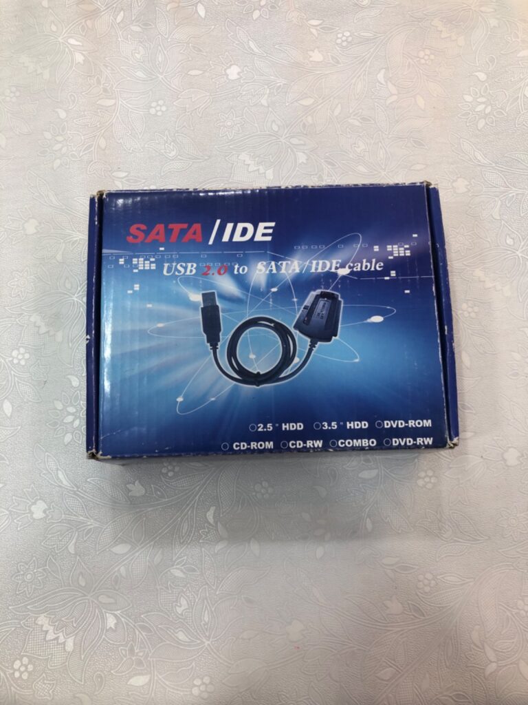 تبدیل USB به SATA و IDE با آداپتور